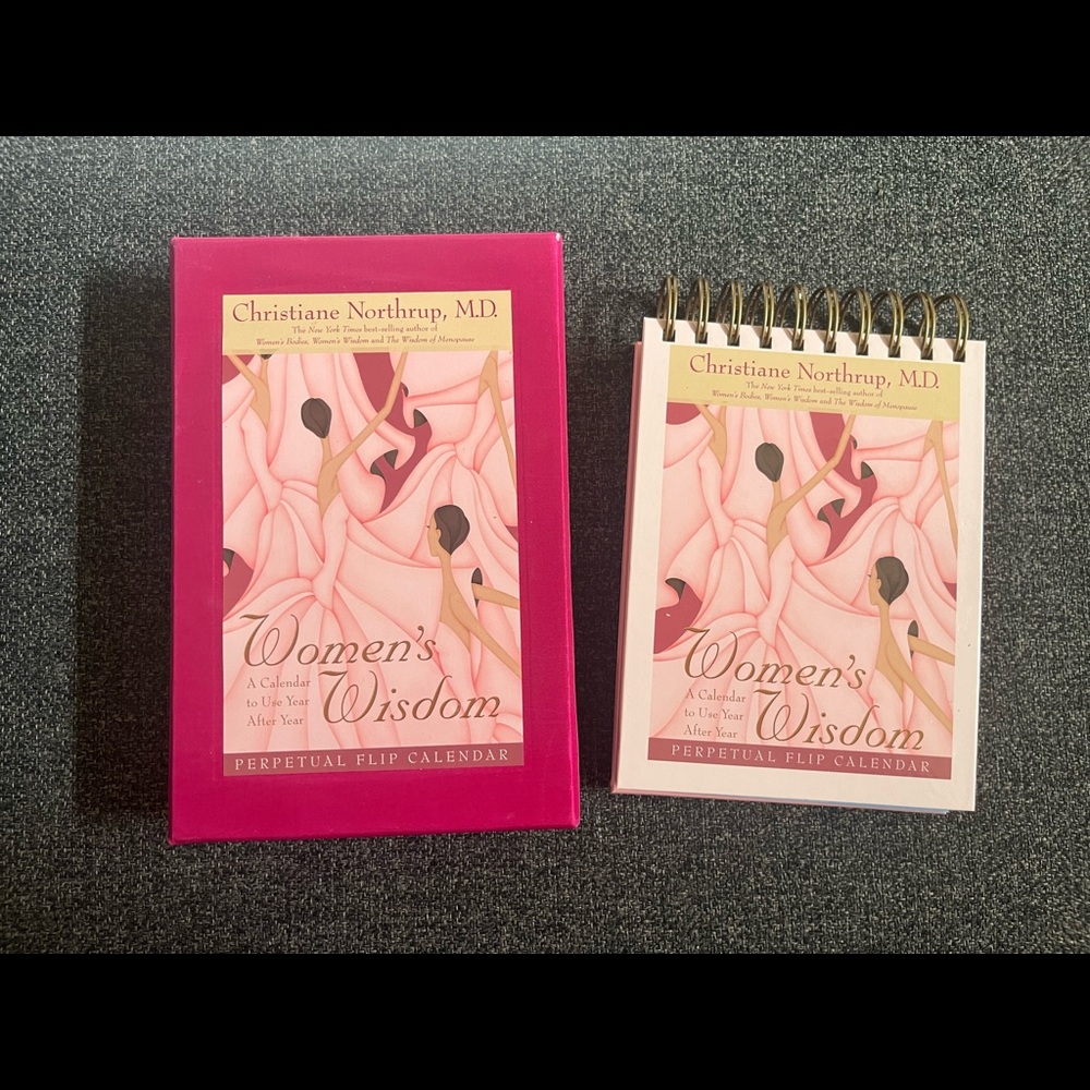 •Women’s Wisdom Perpetual Flip Calendar by Christiane Northrup•